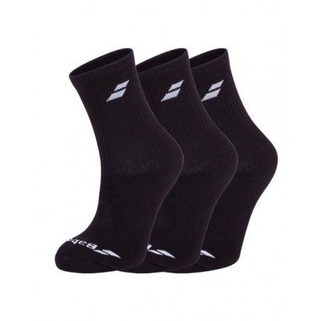 Calcetines Babolat Pack 3 Pares Black/Black